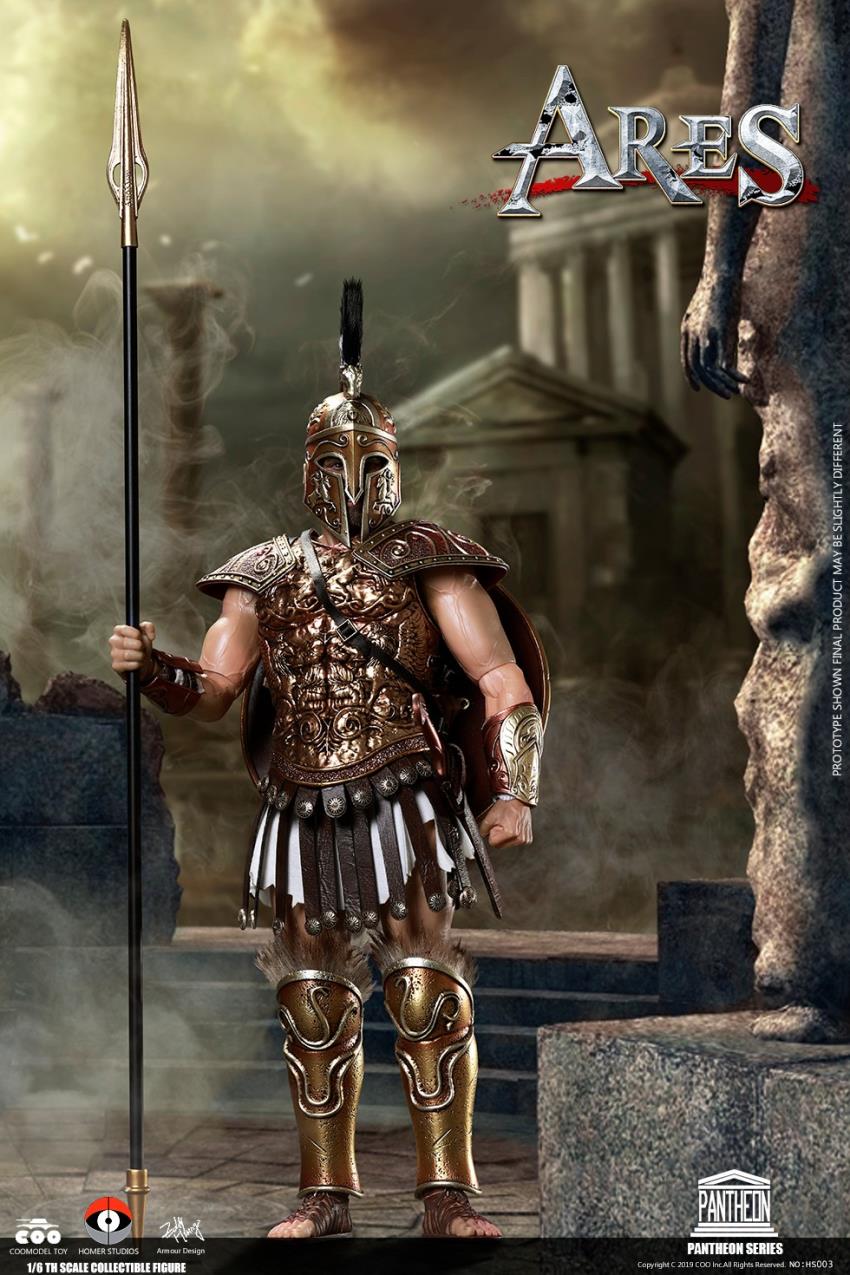 COOMODEL X HOMER NO.HS003 1/6 PANTHEON SERIES - ARES / GOD OF WAR