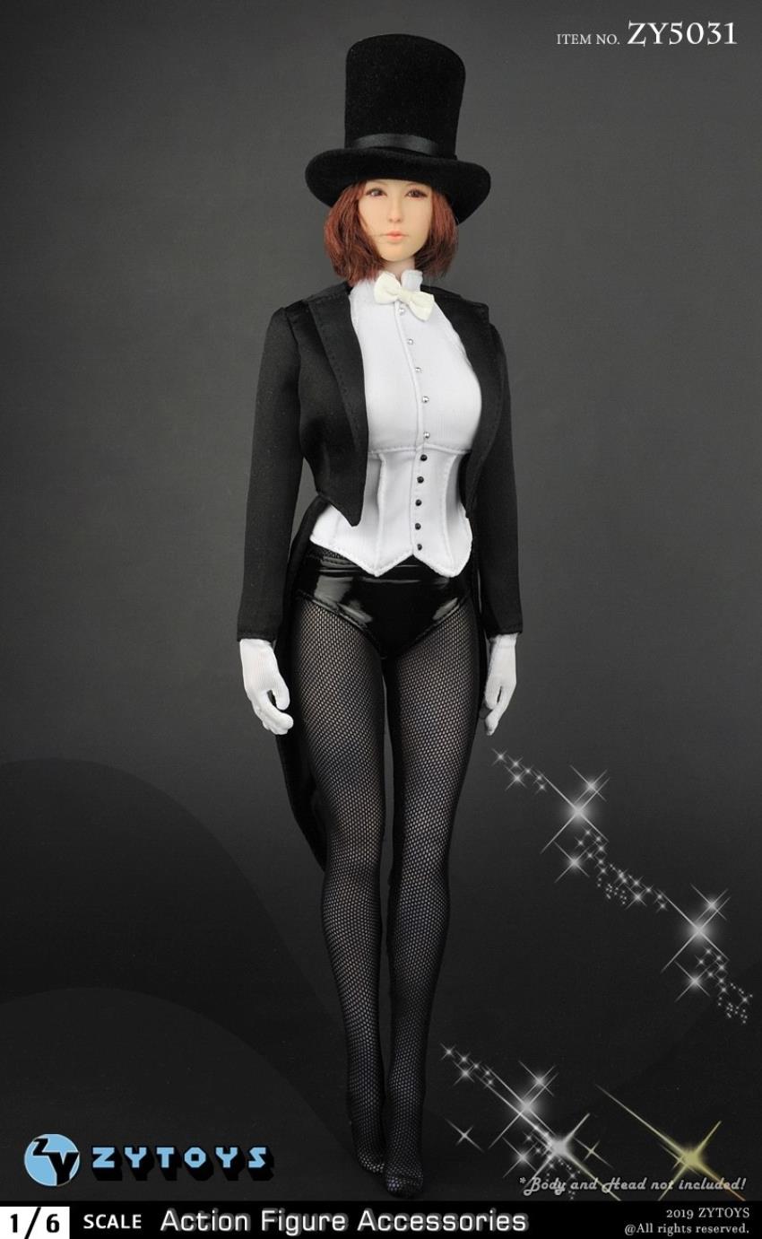 ZYTOYS (ZY5031) 1/6 sexy tuxedo costume set Swallowtail Girl