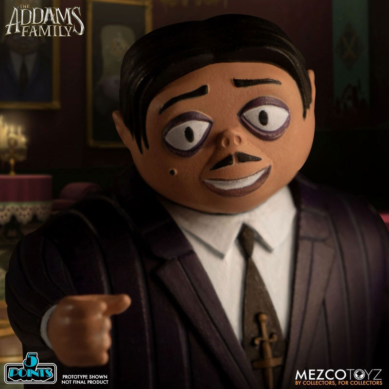 5-Point The Addams Family 3.75 Inch Action Figure 2PK: 4Types Set (Mezco)
