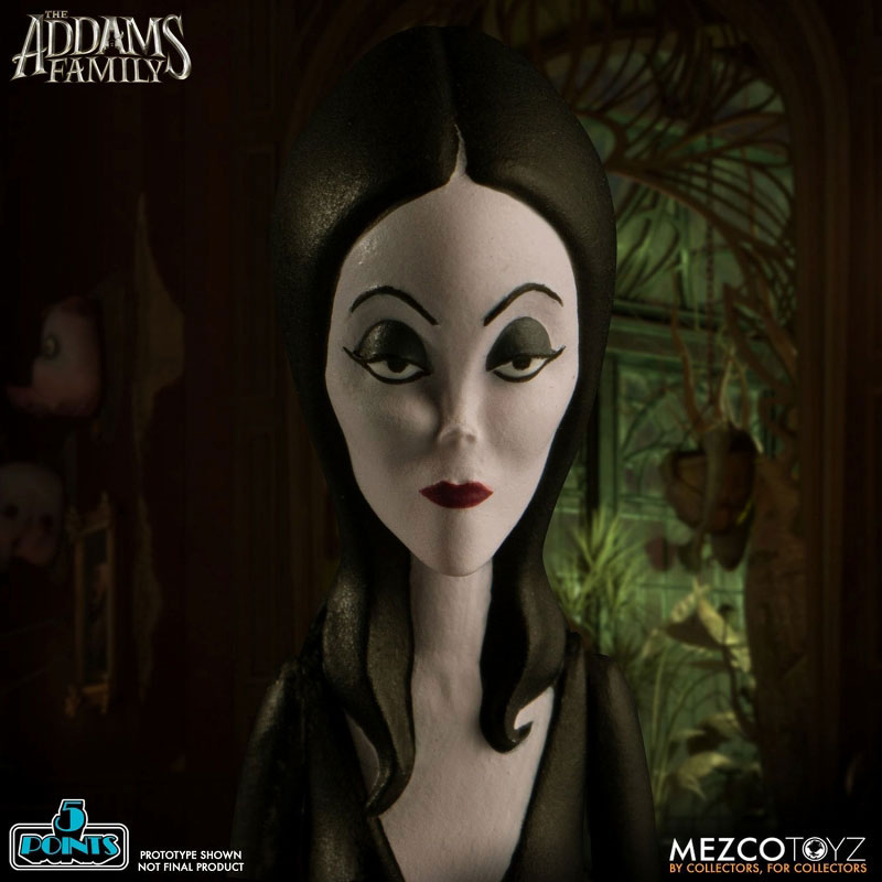 5-Point The Addams Family 3.75 Inch Action Figure 2PK: 4Types Set (Mezco)