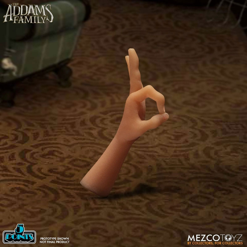 5-Point The Addams Family 3.75 Inch Action Figure 2PK: 4Types Set (Mezco)