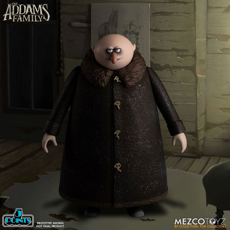 5-Point The Addams Family 3.75 Inch Action Figure 2PK: 4Types Set (Mezco)