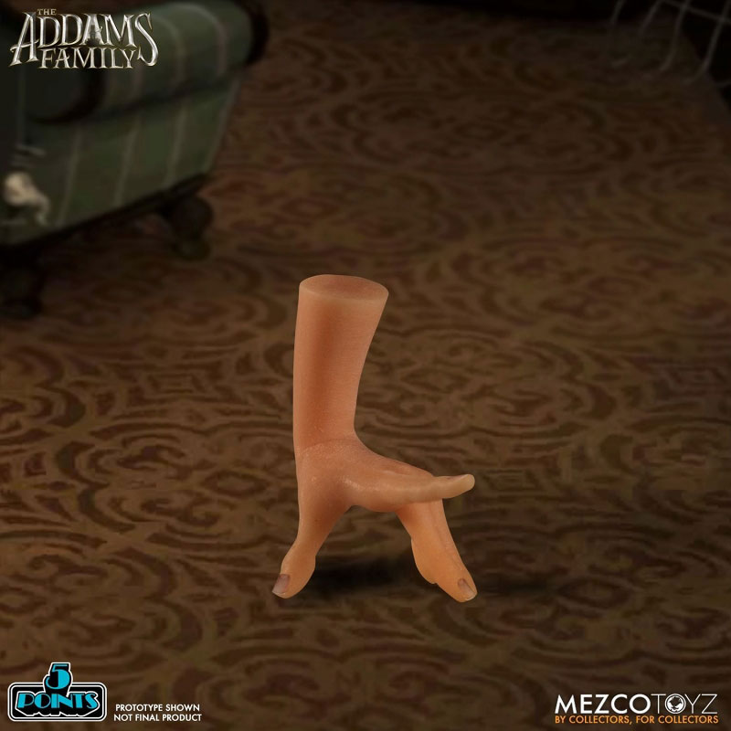 5-Point The Addams Family 3.75 Inch Action Figure 2PK: 4Types Set (Mezco)
