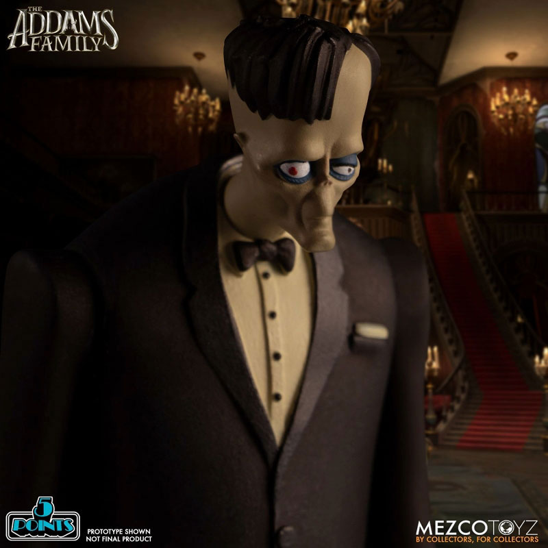 5-Point The Addams Family 3.75 Inch Action Figure 2PK: 4Types Set (Mezco)
