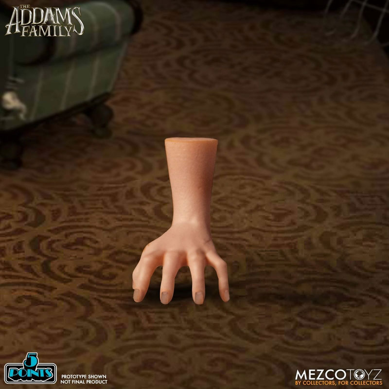 5-Point The Addams Family 3.75 Inch Action Figure 2PK: 4Types Set (Mezco)