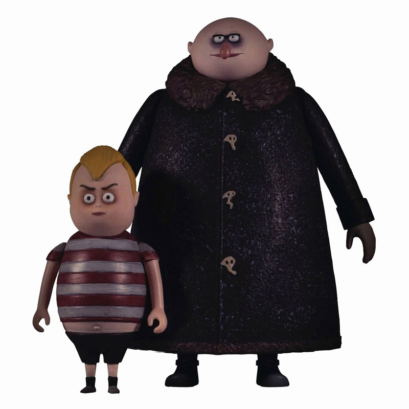 5-Point The Addams Family 3.75 Inch Action Figure 2PK: 4Types Set (Mezco)