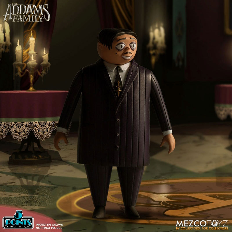 5-Point The Addams Family 3.75 Inch Action Figure 2PK: 4Types Set (Mezco)
