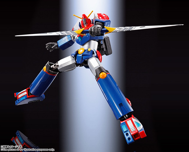 BANDAI SOUL OF CHOGOKIN GX-90 CHOUDENJI ROBOT COMBATTLER V FULL ACTION