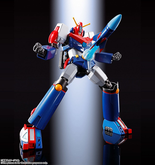 BANDAI SOUL OF CHOGOKIN GX-90 CHOUDENJI ROBOT COMBATTLER V FULL ACTION