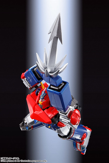BANDAI SOUL OF CHOGOKIN GX-90 CHOUDENJI ROBOT COMBATTLER V FULL ACTION