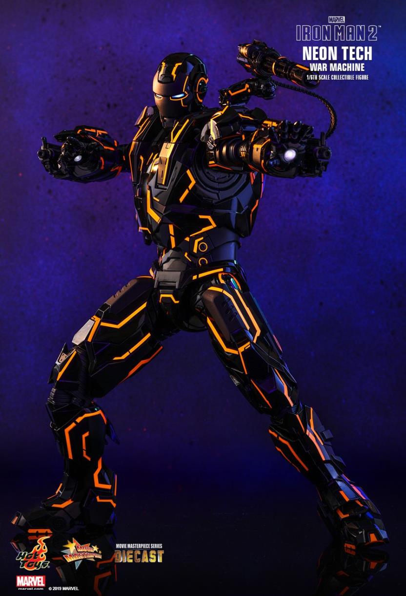 IRON MAN 2 NEON TECH WAR MACHINE 1/6TH SCALE COLLECTIBLE FIGURE