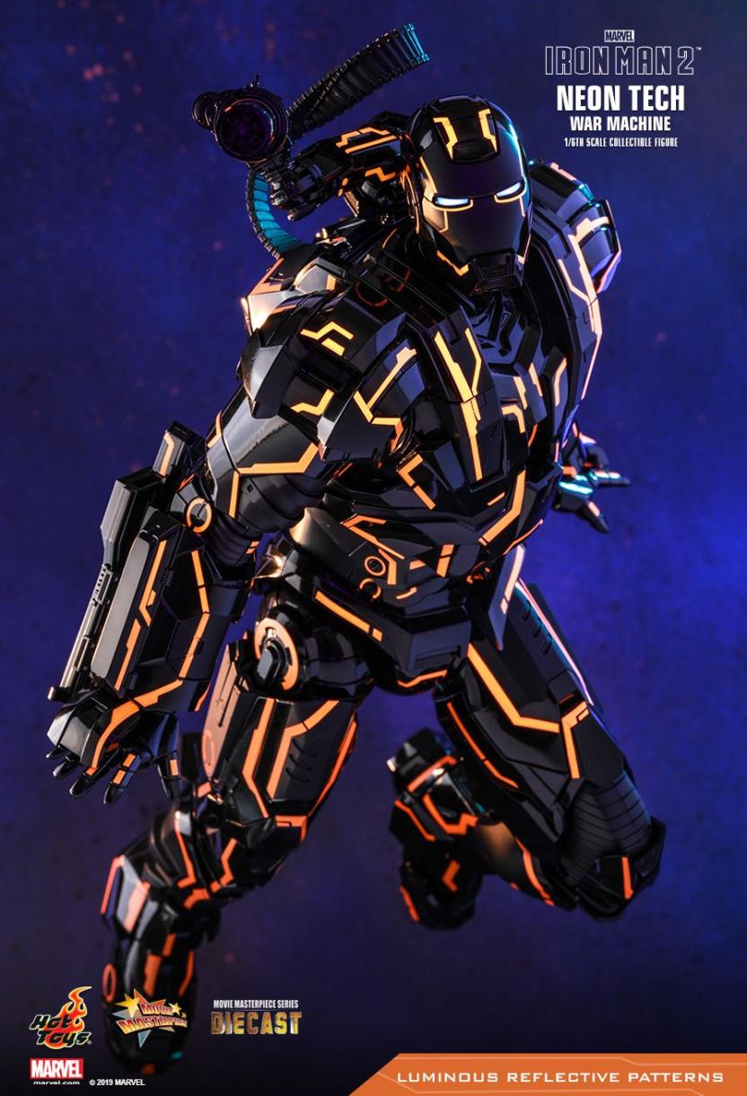 IRON MAN 2 NEON TECH WAR MACHINE 1/6TH SCALE COLLECTIBLE FIGURE