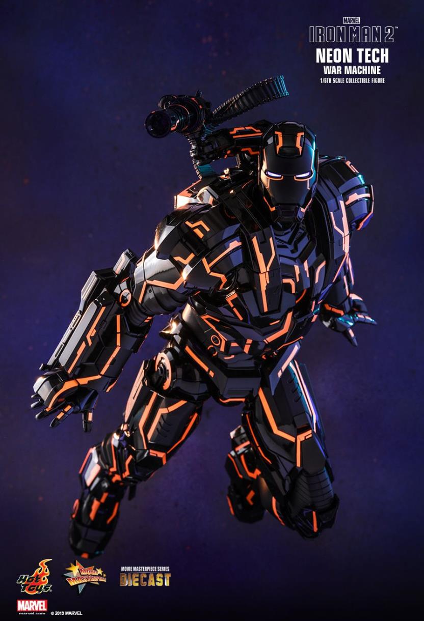 IRON MAN 2 NEON TECH WAR MACHINE 1/6TH SCALE COLLECTIBLE FIGURE