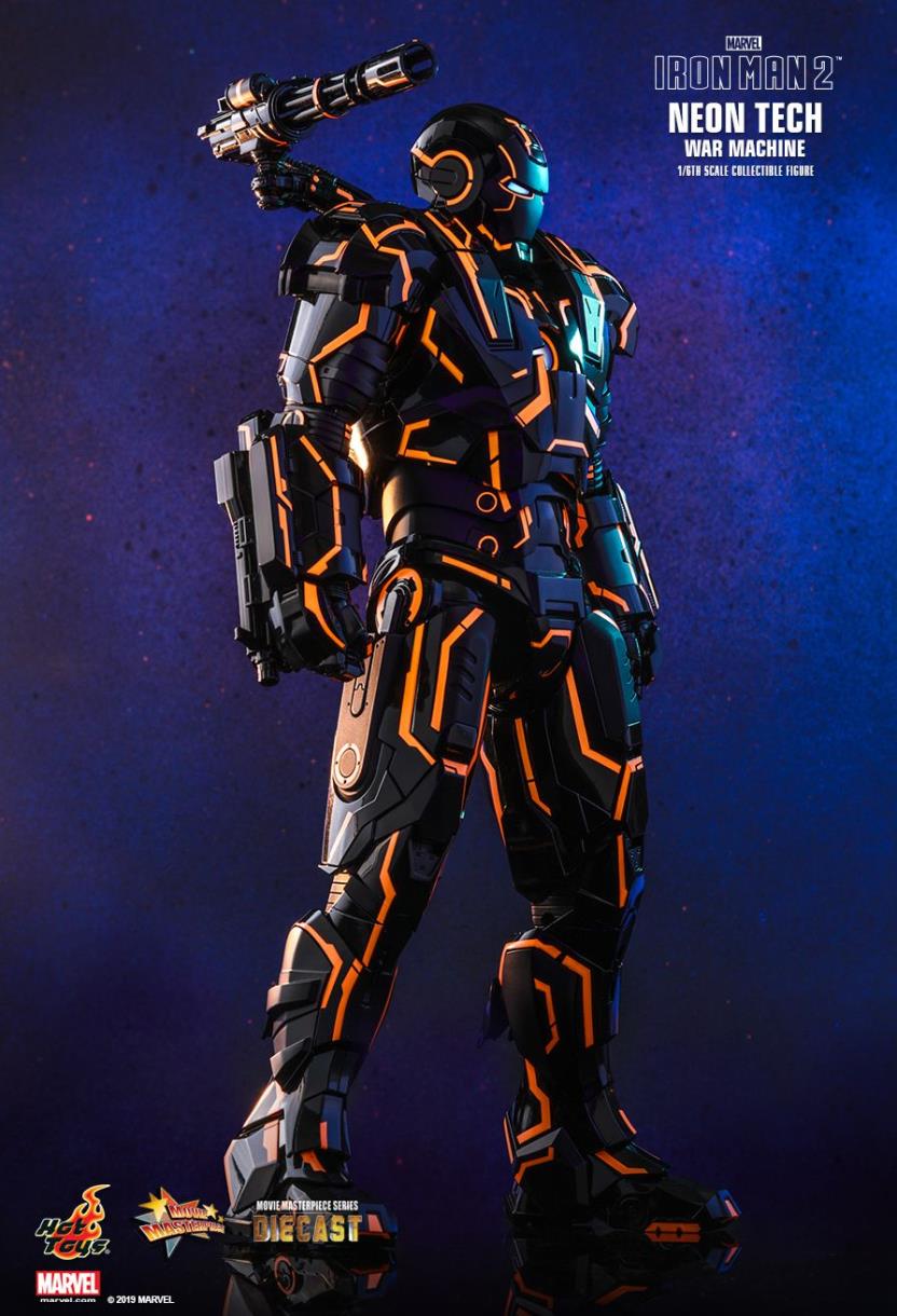 IRON MAN 2 NEON TECH WAR MACHINE 1/6TH SCALE COLLECTIBLE FIGURE