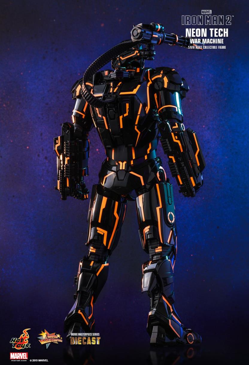 IRON MAN 2 NEON TECH WAR MACHINE 1/6TH SCALE COLLECTIBLE FIGURE