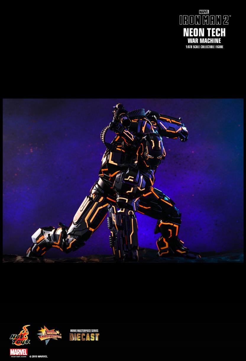 IRON MAN 2 NEON TECH WAR MACHINE 1/6TH SCALE COLLECTIBLE FIGURE
