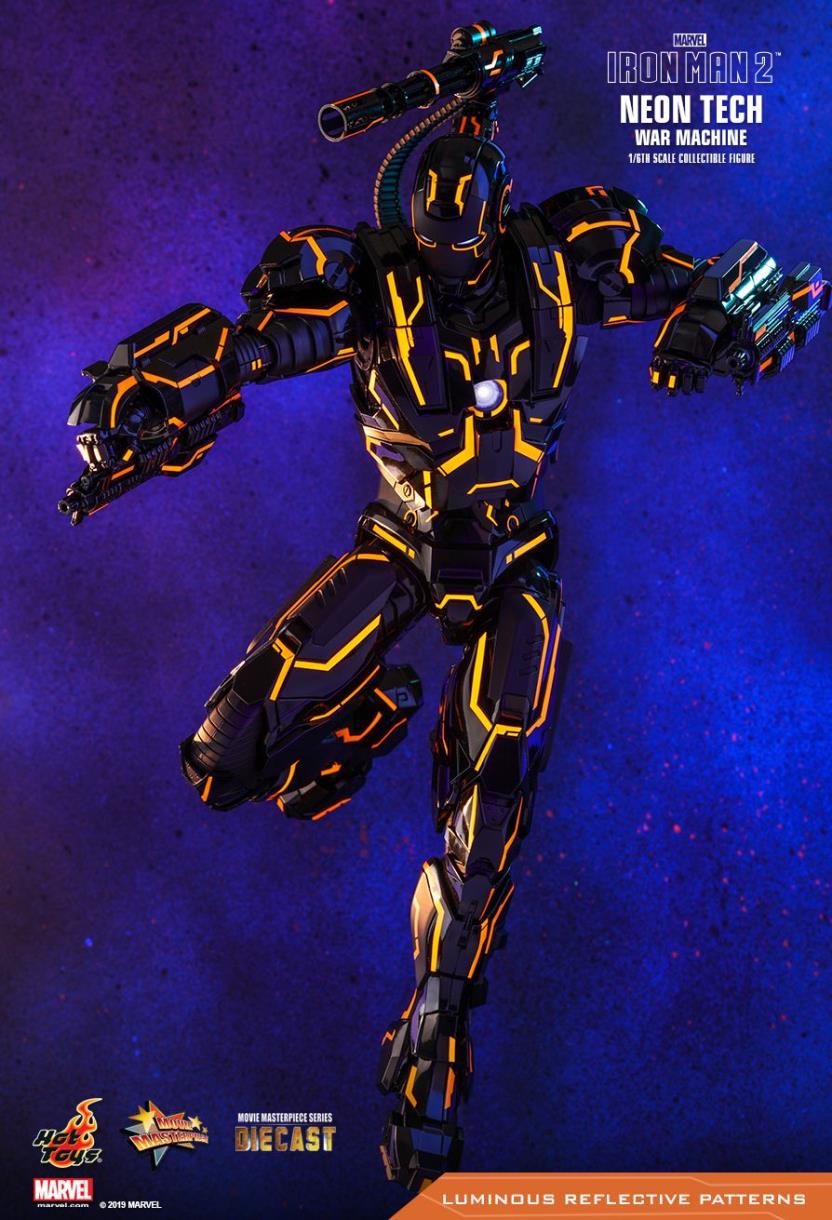 IRON MAN 2 NEON TECH WAR MACHINE 1/6TH SCALE COLLECTIBLE FIGURE