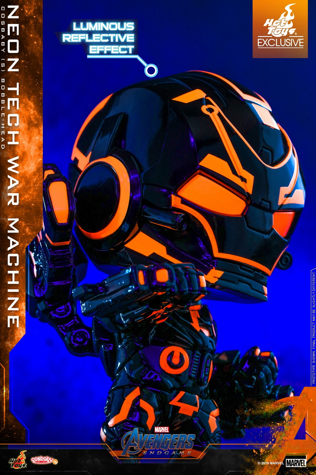 Hot Toys COSBABY Neon Tech War Machine