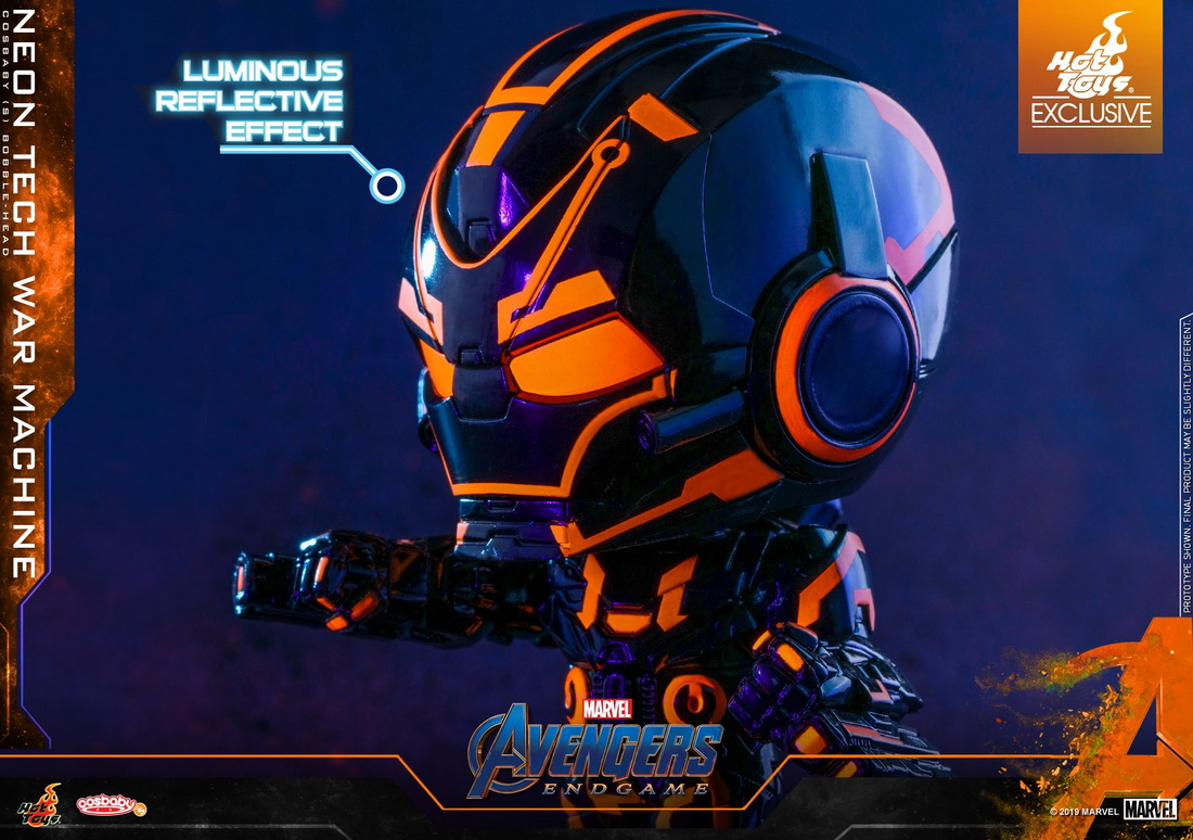 Hot Toys COSBABY Neon Tech War Machine