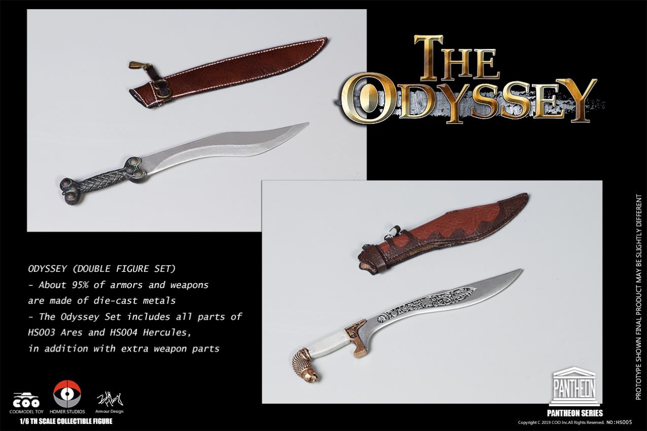COOMODEL X HOMER NO.HS005 1/6 PANTHEON SERIES - ODYSSEY (DOUBLE FIGURE SET)