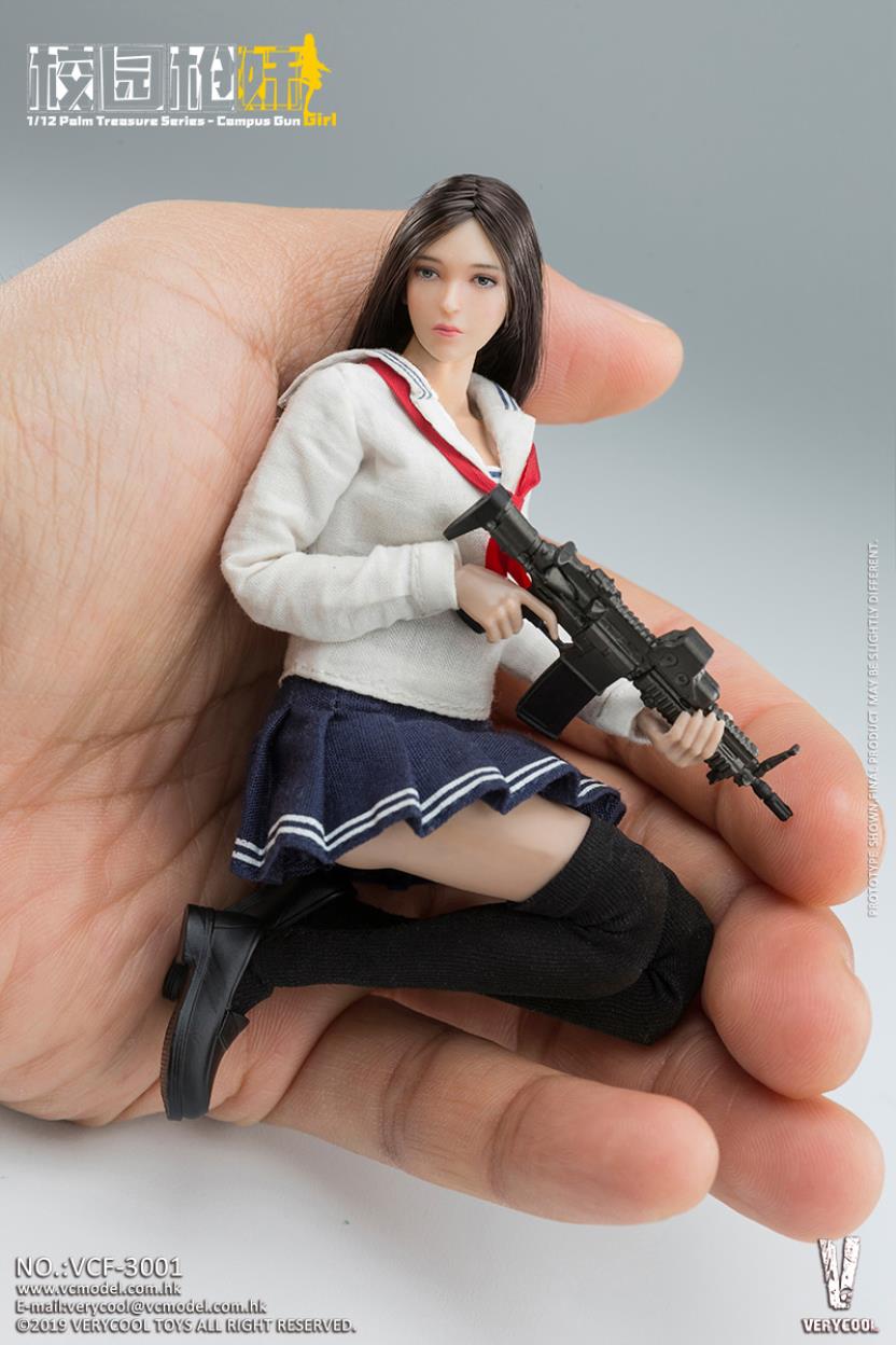 VERYCOOL: 1/12 palm in the treasure series - Campus Gun Girl  movable doll