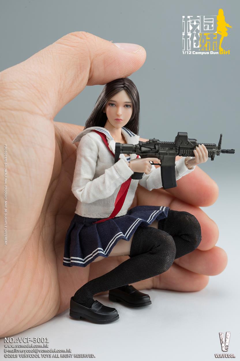 VERYCOOL: 1/12 palm in the treasure series - Campus Gun Girl  movable doll