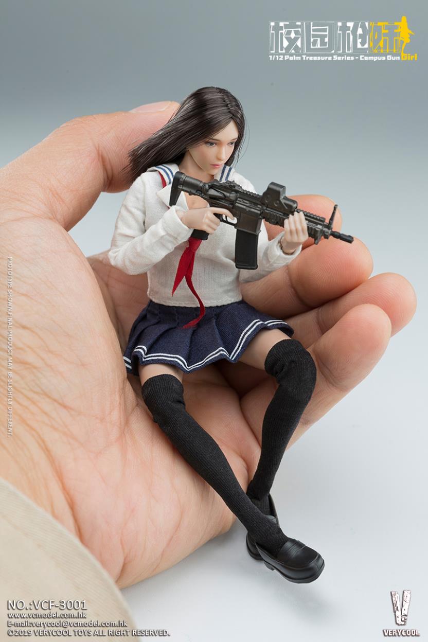 VERYCOOL: 1/12 palm in the treasure series - Campus Gun Girl  movable doll