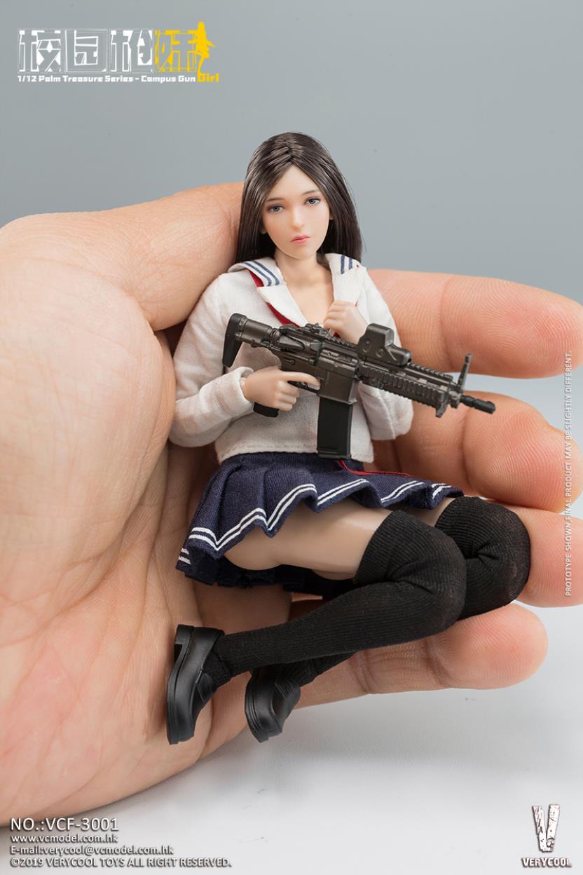 VERYCOOL: 1/12 palm in the treasure series - Campus Gun Girl  movable doll