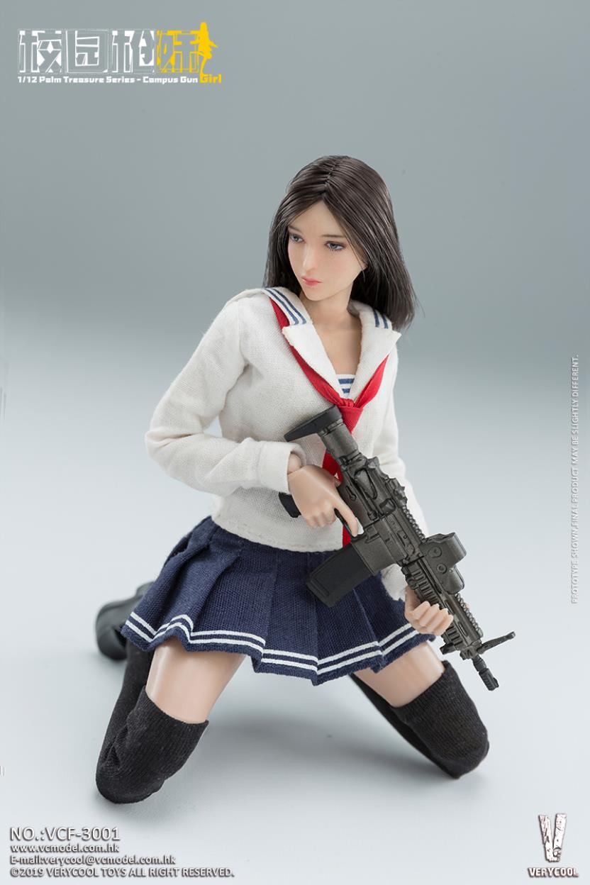 VERYCOOL: 1/12 palm in the treasure series - Campus Gun Girl  movable doll
