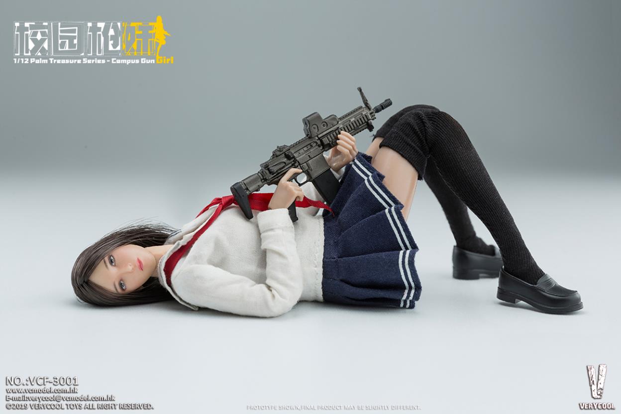 VERYCOOL: 1/12 palm in the treasure series - Campus Gun Girl  movable doll