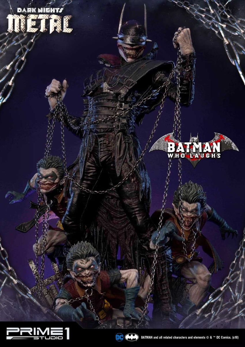 Prime1Studio เผยภาพบางส่วนของต้นแบบฟิกเกอร์ไลน์ Dark Nights Metal