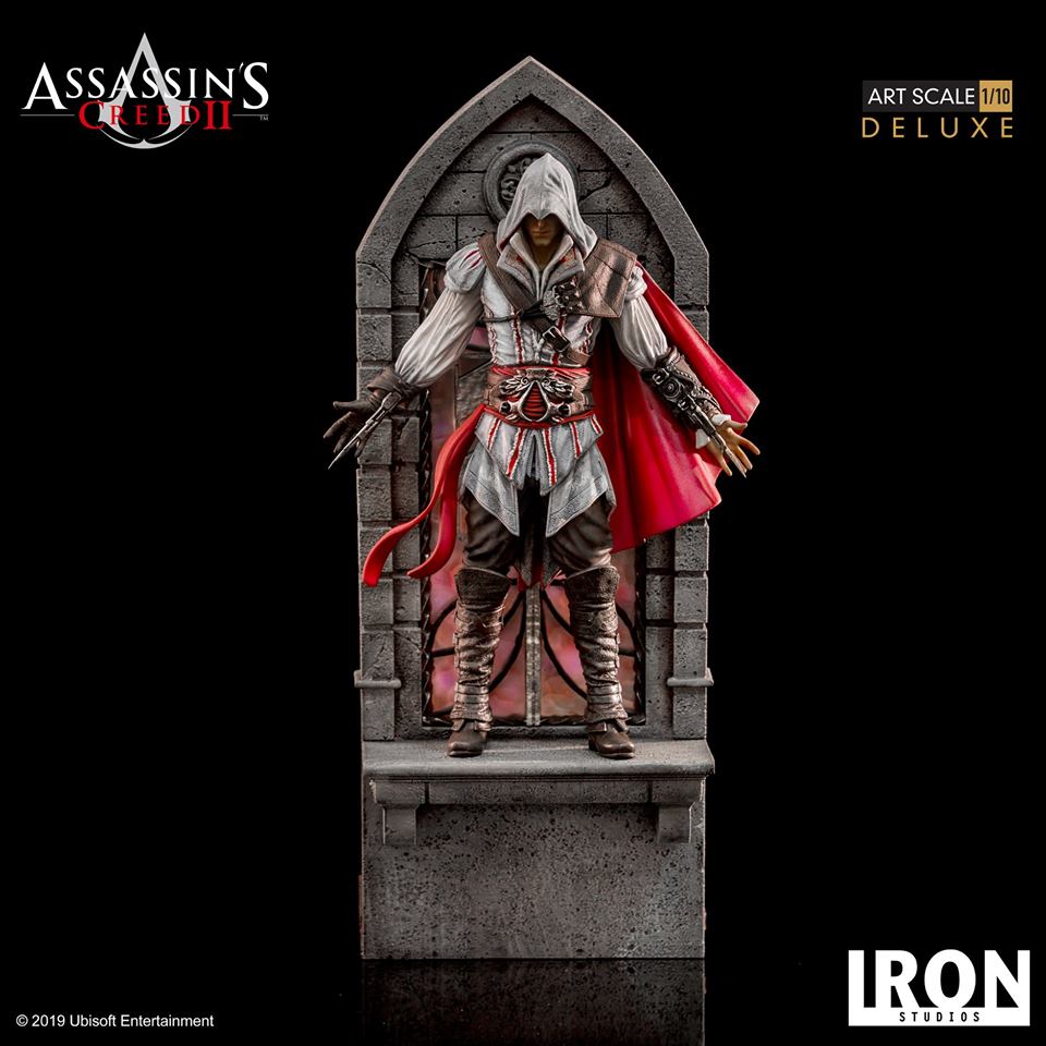 Ezio Auditore (Assassin's Creed II) Deluxe Art Scale 1/10 by Iron Studios
