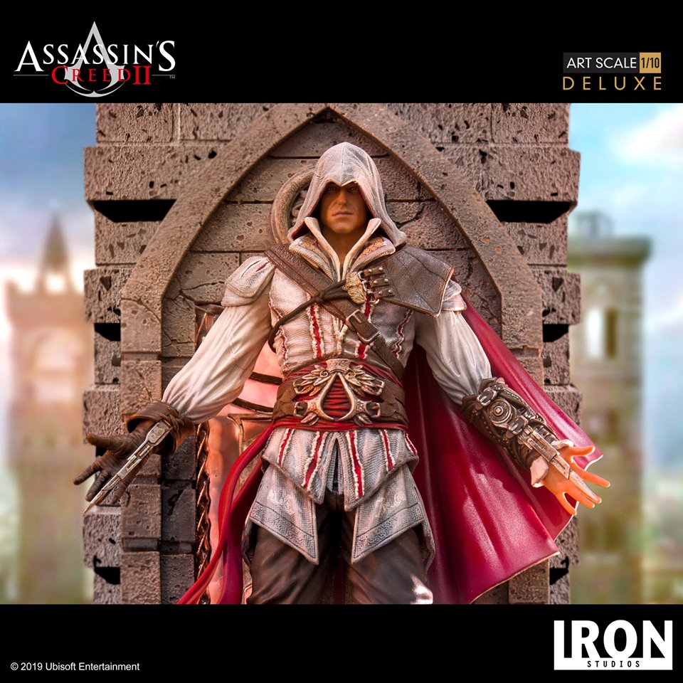 Ezio Auditore (Assassin's Creed II) Deluxe Art Scale 1/10 by Iron Studios