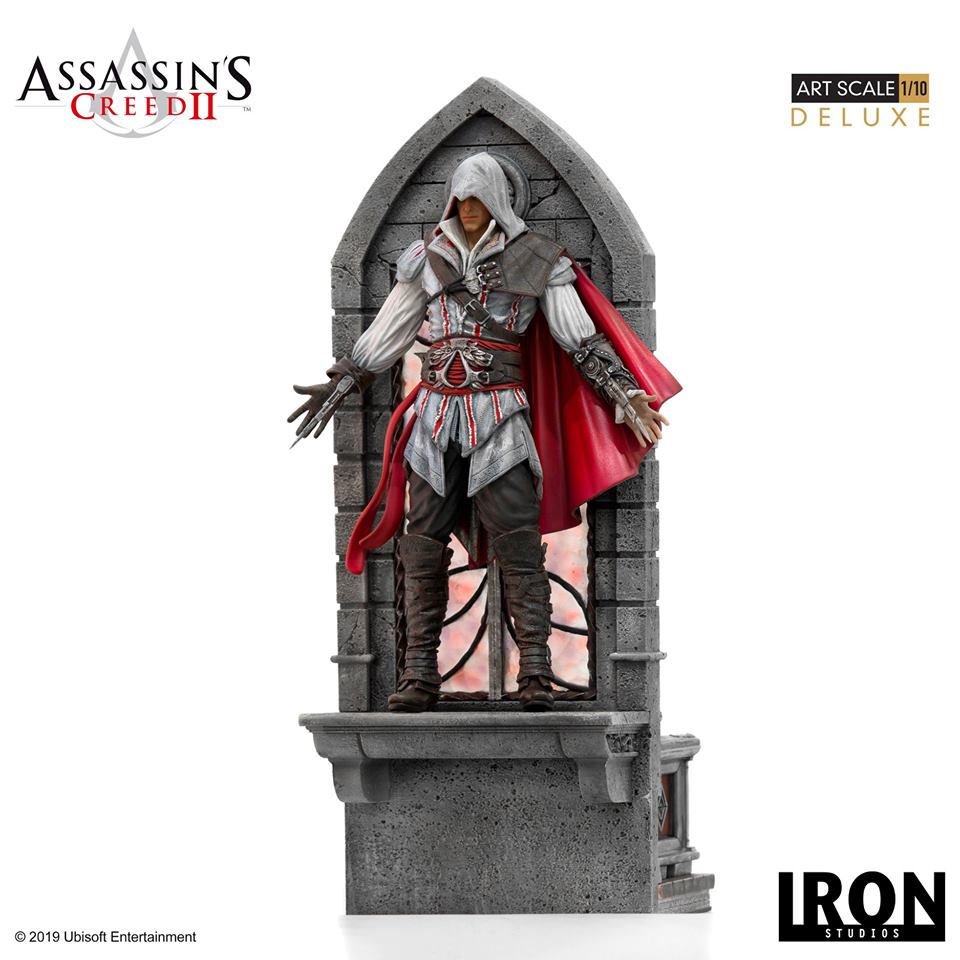 Ezio Auditore (Assassin's Creed II) Deluxe Art Scale 1/10 by Iron Studios