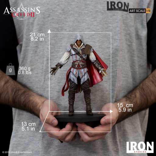 Ezio Auditore (Assassin's Creed II) Deluxe Art Scale 1/10 by Iron Studios