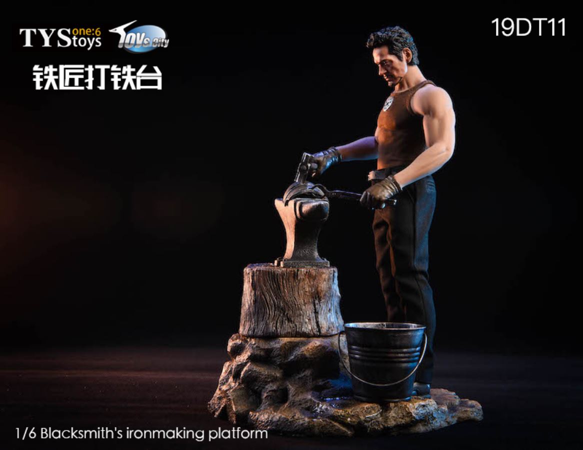 TC x TYSTOYS : 1/6 Iron platform scene suitable for MK1 Tony