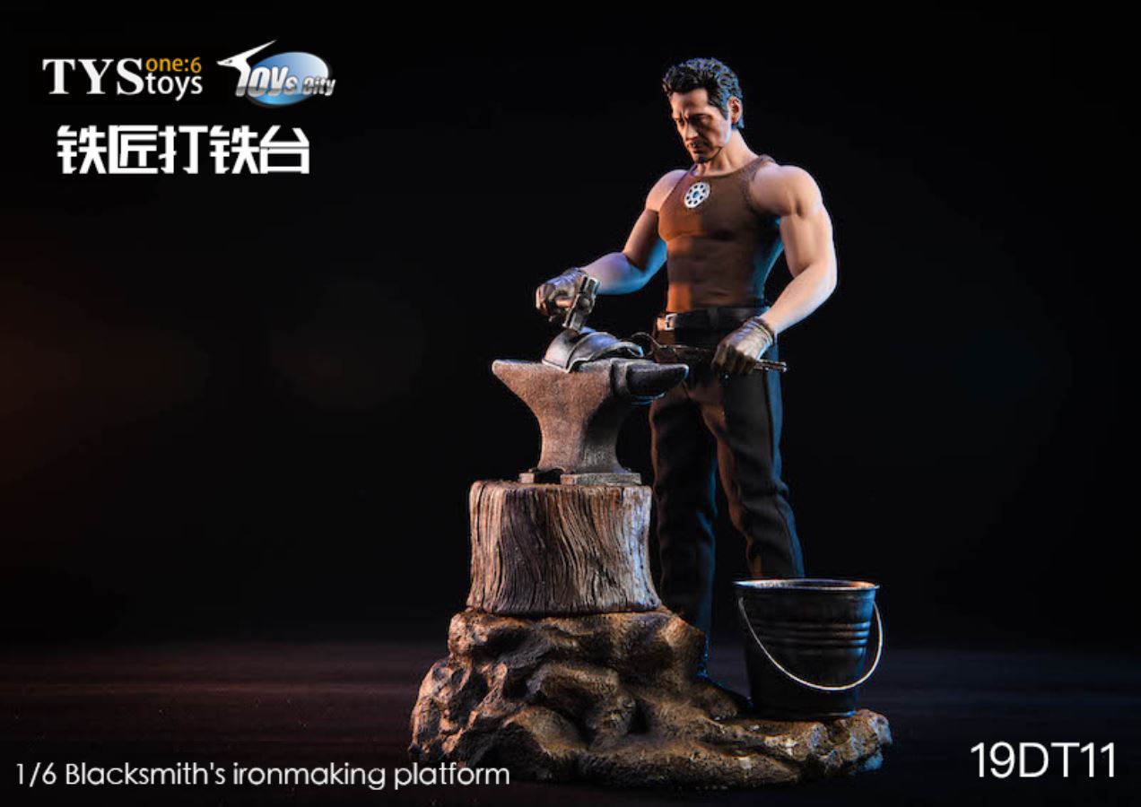 TC x TYSTOYS : 1/6 Iron platform scene suitable for MK1 Tony