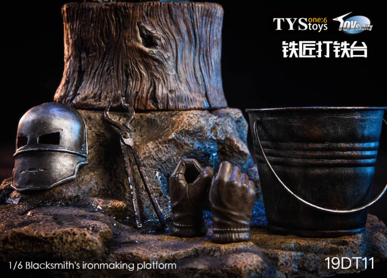 TC x TYSTOYS : 1/6 Iron platform scene suitable for MK1 Tony