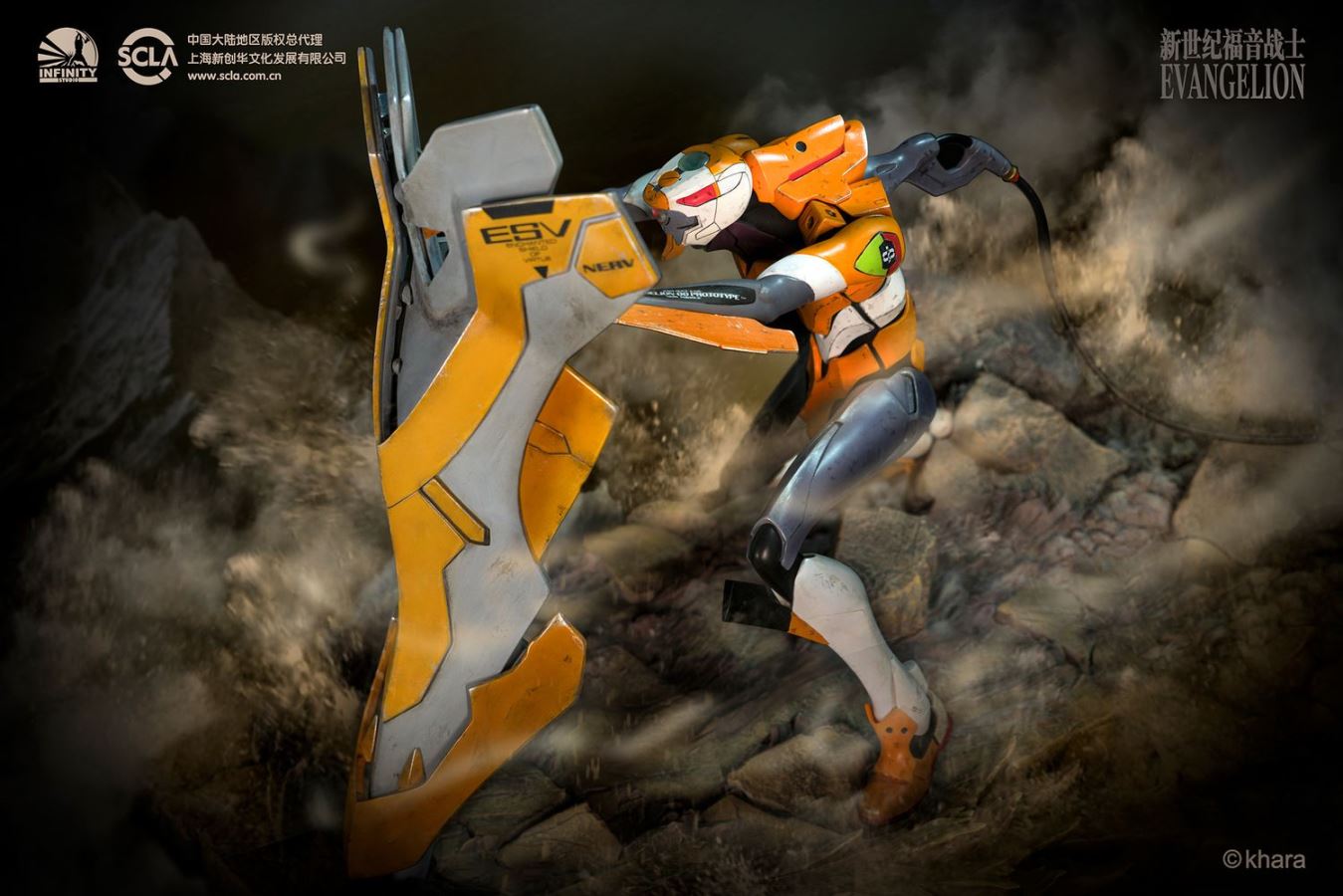 Kaitian Studio (Evangelion / EVA) Wudao combat zero machine statue