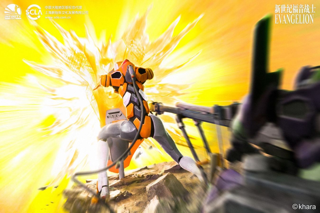 Kaitian Studio (Evangelion / EVA) Wudao combat zero machine statue