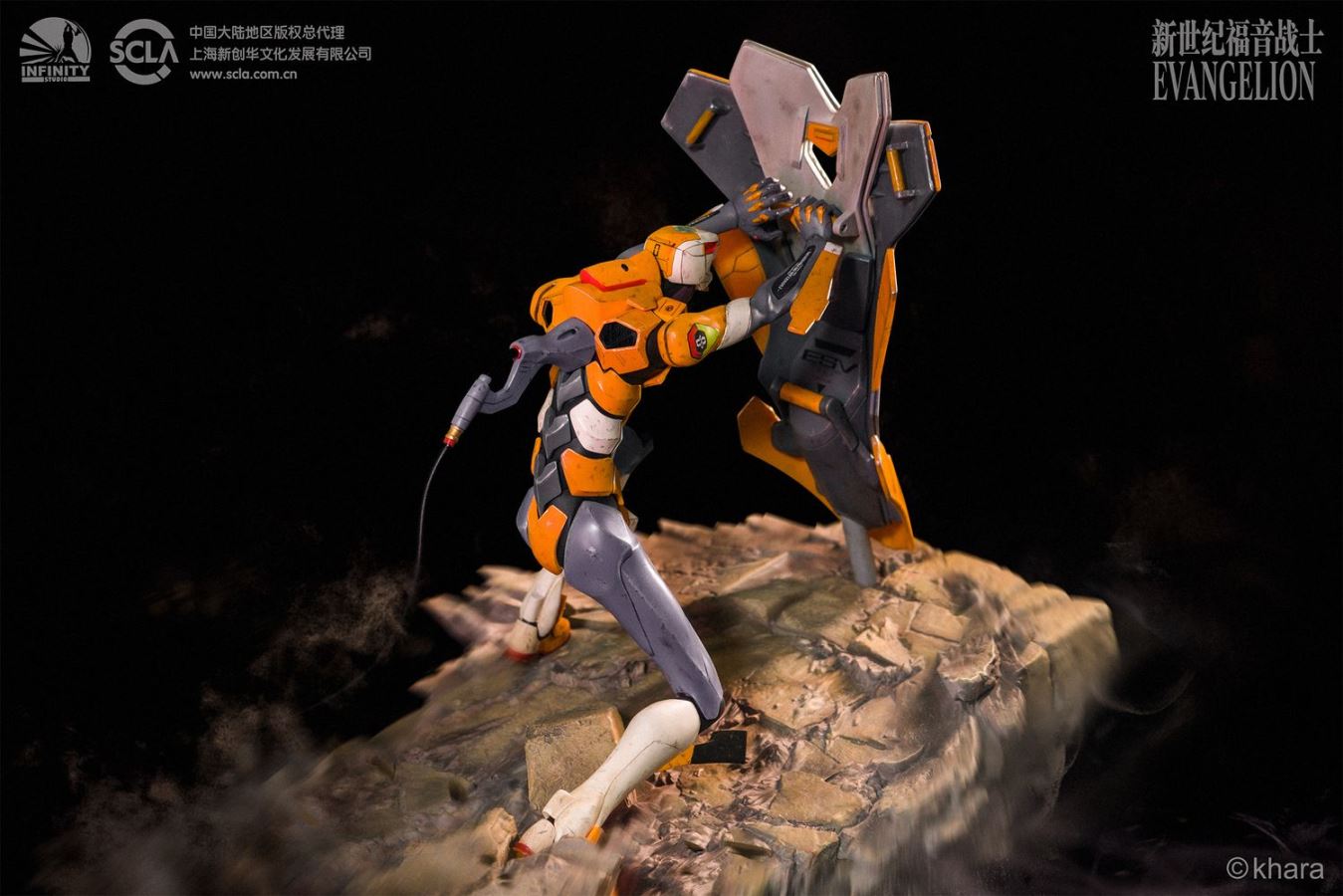 Kaitian Studio (Evangelion / EVA) Wudao combat zero machine statue