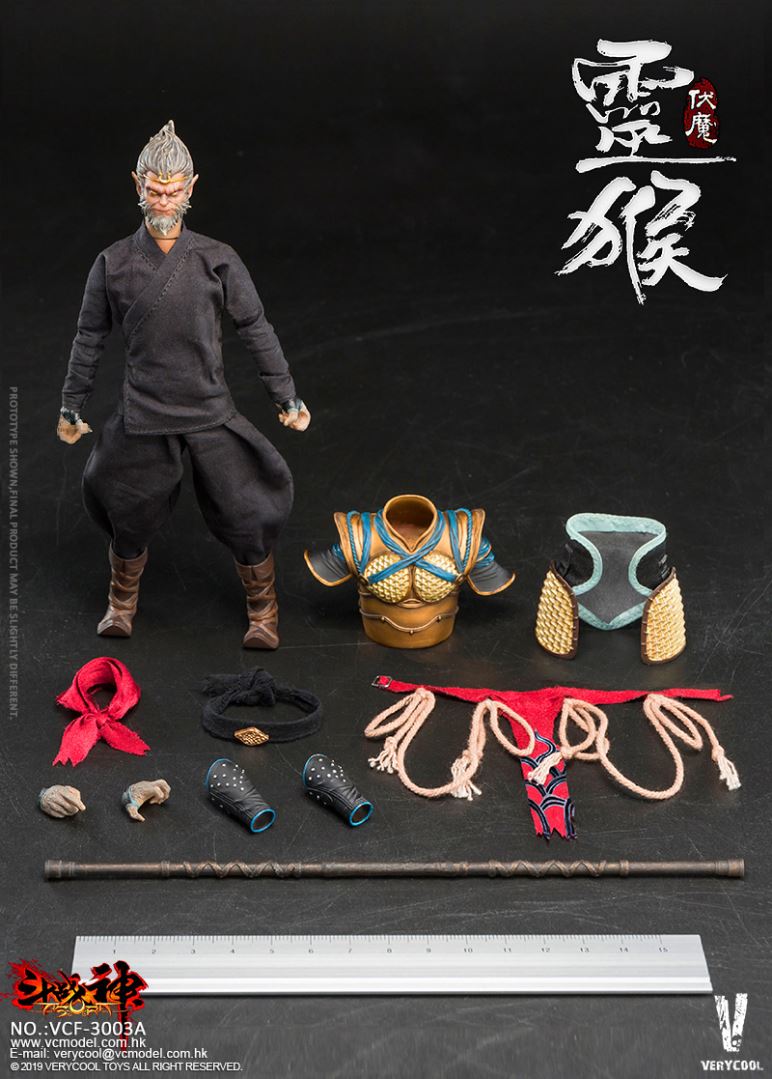 VERYCOOL : Palm Treasure Series 1/12 Dou Zhan Shen - Monkey King