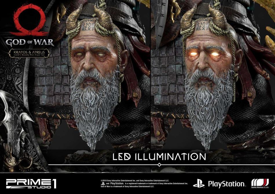 God of War Kratos & Atreus Ivaldi's Deadly Mist Armor Set Deluxe Version (Prime1Studio)