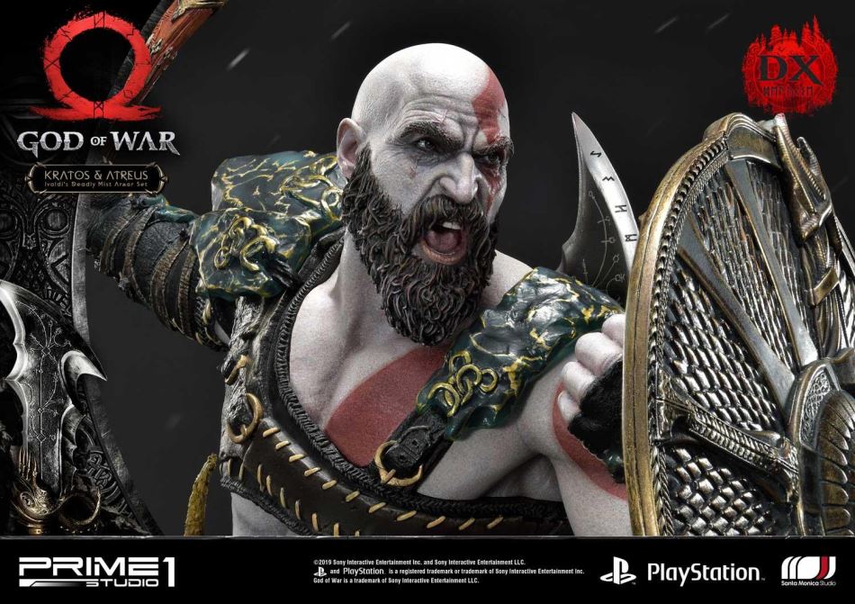 God of War Kratos & Atreus Ivaldi's Deadly Mist Armor Set Deluxe Version (Prime1Studio)