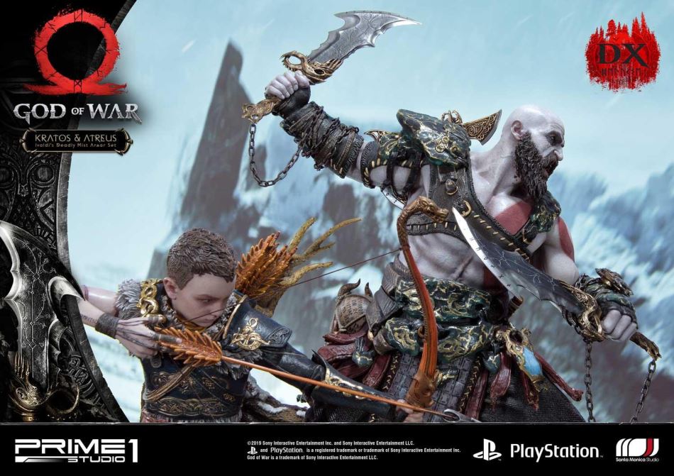 God of War Kratos & Atreus Ivaldi's Deadly Mist Armor Set Deluxe Version (Prime1Studio)