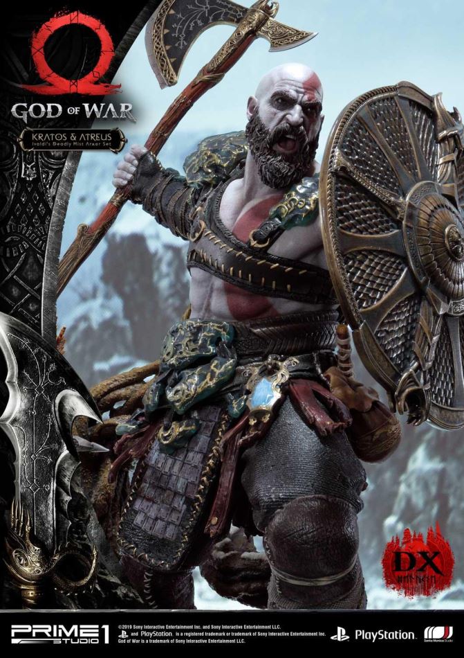 God of War Kratos & Atreus Ivaldi's Deadly Mist Armor Set Deluxe Version (Prime1Studio)