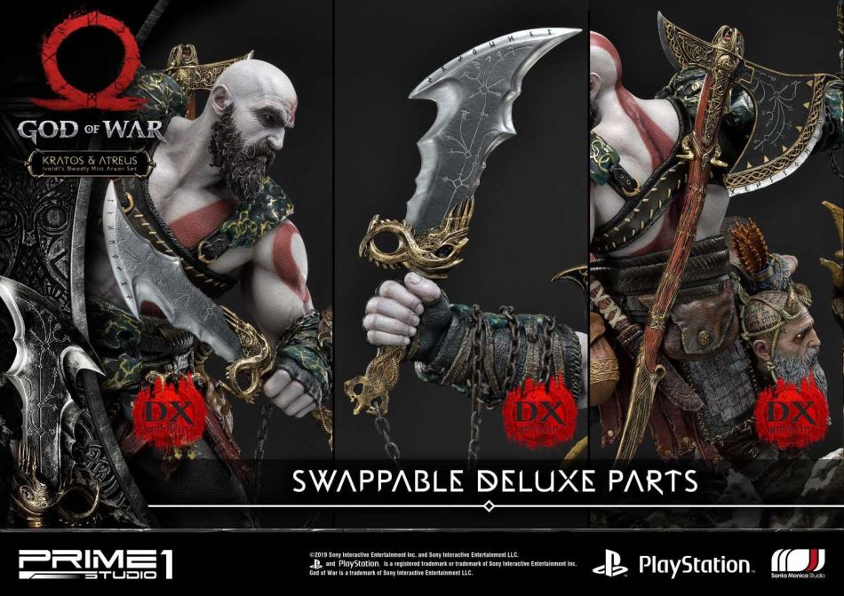 God of War Kratos & Atreus Ivaldi's Deadly Mist Armor Set Deluxe Version (Prime1Studio)
