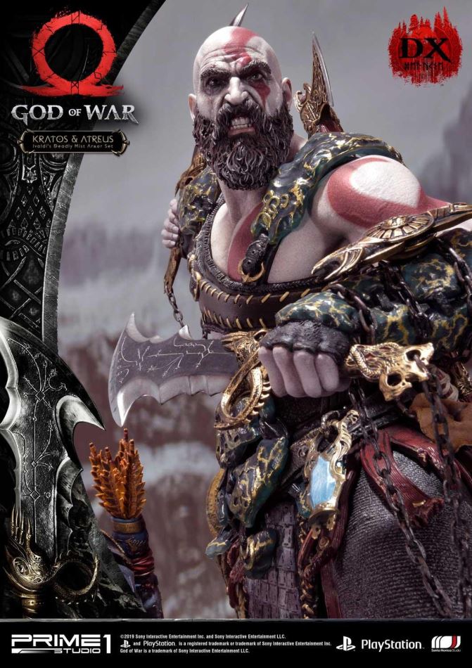 God of War Kratos & Atreus Ivaldi's Deadly Mist Armor Set Deluxe Version (Prime1Studio)