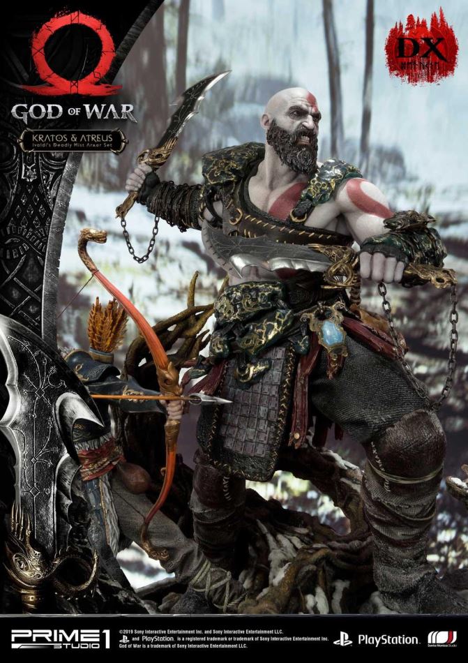 God of War Kratos & Atreus Ivaldi's Deadly Mist Armor Set Deluxe Version (Prime1Studio)