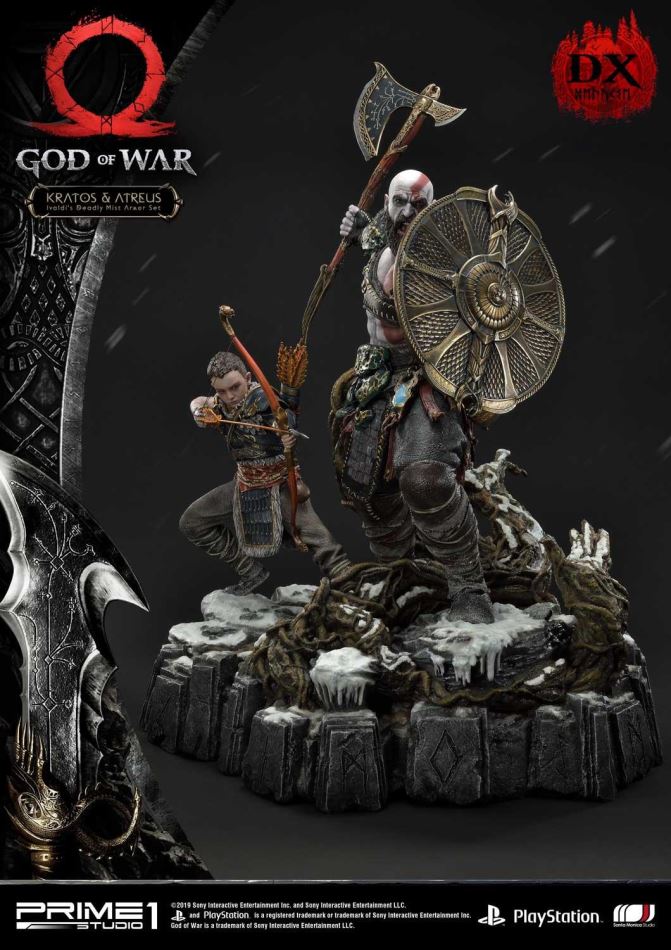 God of War Kratos & Atreus Ivaldi's Deadly Mist Armor Set Deluxe Version (Prime1Studio)